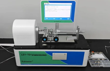 The multifunctional Luer cone joint tester supports Jiangsu medical enterprises in compliant mass production under new standards