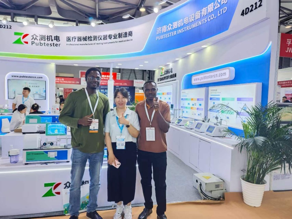 Jinan Zhongce Electromechanical showcased at MEDTEC 2026 Shanghai, showcasing multiple medical device testing equipment to help upgrade quality